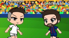 Cristiano Ronaldo and Lionel Messi in Gacha Life