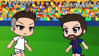 Cristiano Ronaldo and Lionel Messi in Gacha Life