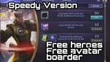 New speedy version in mobile legends | whats new? | FREE HEROES, FREE AVATAR BOARDER |
