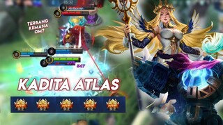 CHEAT?? DAMAGE COMBO KADITA ATLAS GA NGOTAK! Montage Mobile Legends