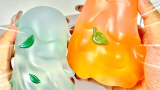 I opened the blind box and found two large transparent jelly pieces?!