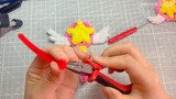 [Kerajinan tangan harian Xiao Wang] Tutorial pembuatan tongkat bintang Cardinal Sakura | tongkat pel