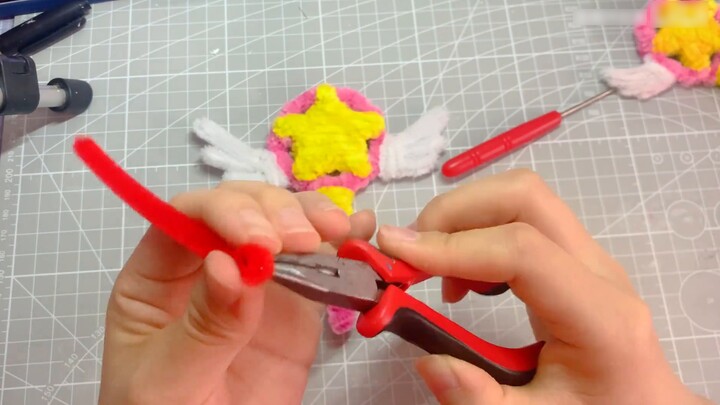 [Xiao Wang’s daily handicrafts] Cardinal Sakura star wand making tutorial | twist wand