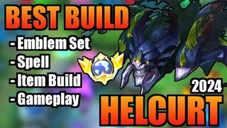 HELCURT BEST BUILD 2024 | TOP 1 GLOBAL HELCURT BUILD | HELCURT - MOBILE LEGENDS | MLBB