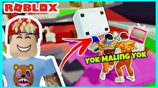 BAR BAR SAMBIL MALING TELEVISI (BULKED UP) ROBLOX INDONESIA