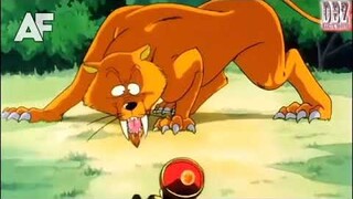 Dragon ball z episode 1 - momen Gohan di kejar macan