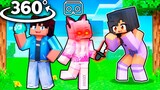 Aphmau And Friends vs Kawaii Chan - the Impostor in Among Us Minecraft 360°