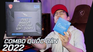 MAIN QUỐC DÂN 2022 Là Đây? Trải Nghiệm Mainboard MSI MAG B660M Mortar Wifi DDR4 và Core i5 12600K