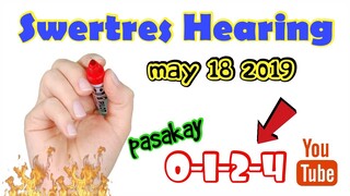 SWERTRES HEARING AND STL TIP MAY 18 2019