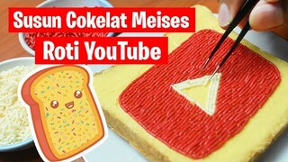 Susun Cokelat Meises Menjadi Logo YOUTUBE | Gabut Karena Corona