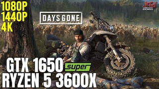 Days Gone | Ryzen 5 3600x + GTX 1650 Super | 1080p, 1440p, 4K benchmarks!