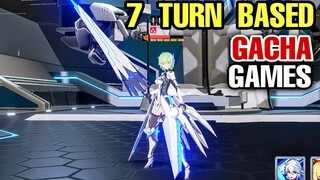 Top 7 best ANIME TURN BASED RPG Games with GACHA Games for Android & iOS