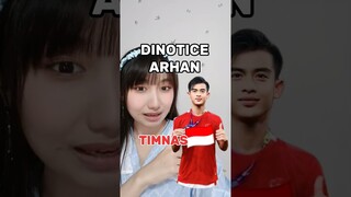 DINOTICE "ARHAN" TIMNAS INDONESIA 🇮🇩 😝 #shorts #OliviaValent