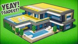 Cara Membuat Rumah Modern Terkeren ! || Minecraft Modern Pt.7