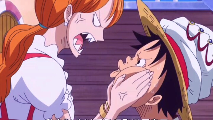 Only Nami can keep Luffy in check