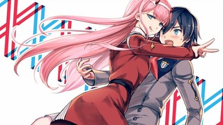 ZERO TWO X HIRO MOMENTS- BEST ANIME COUPLE DUB