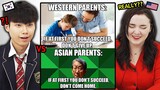 Asian Parents VS Western Parents, Korean & American Teens Reaction!!