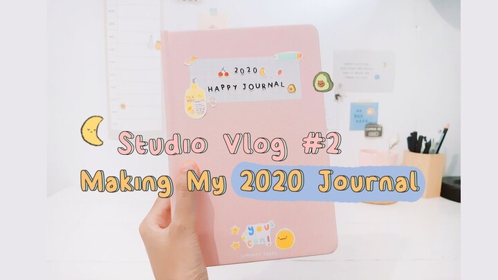 studio vlog #2 - @summer_tapes | making 2020 journal