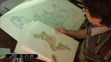 making of jojo bizzare karakter anime -  Hirohiko araki process Urban sketching #part2