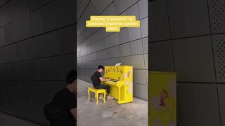 Playing Tiktok famous song (Experience) on a public piano in Seoul Korea 🇰🇷