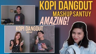 KOPI DANGDUT MASHUP SANTUY I BY REZA DARMAWANGSA & MIRRIAM EKA I FILIPINO REACTION