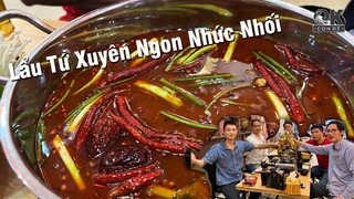 Lẩu Tứ Xuyên Siêu Cay - Gà Đen Hơ Mông - Lang Thang Cuối Tuần Cùng Anh em | Hà Còi