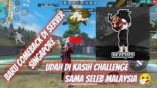 Baru comeback di server Singapore udah di kasih challenge sama tiktokers Malaysia 🤧.