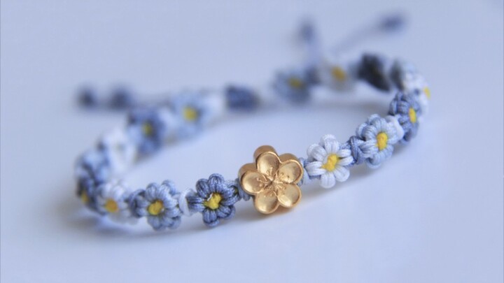 Fresh and Cute Little Peach Blossom Braided Bracelet Recommendation – Advanced Step-by-Step DIY Vide