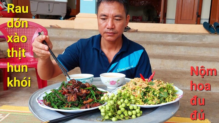 Thịt Hun Khói Xào Rau Dớn.Nộm Hoa Đu Đủ.Chương Trình Ăn Uống | Biển Nguyễn ngọc.