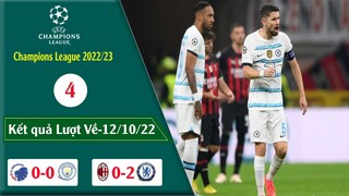 Kết quả bóng đá cúp c1 châu âu vòng 4 lượt về Champions League 22/23