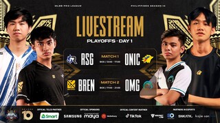 MPL-PH S10 PLAYOFFS DAY 1 BREN VS OMG GAME 5