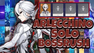 C0 Arlecchino Solo Bossrush | Genshin Impact