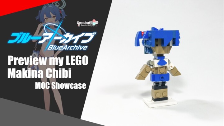 Preview my LEGO Blue Archive Makina Chibi | Somchai Ud