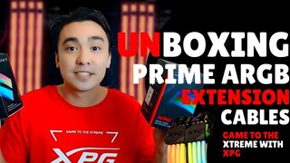 XPG Prime ARGB Extension Cables Unboxing