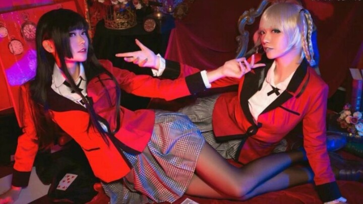 [Black silk beautiful girl] & Jabami Yumeko♥Saotome Meiari