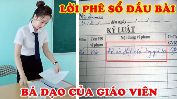 15 Lời Phê Sổ Đầu Bài Bá Đạo Của Cô Giáo Khiến Ba Mẹ Khóc Ròng