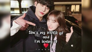 pov: She's my HYPER gf and I'm loving it ♥🌻 (Ahn Hyoseop x Kim Sejeong) #사내맞선 #김세정 #안효섭