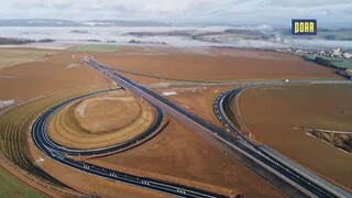 PORR Czech Republic: Time-lapse from the construction of the D11 motorway, section Smiřice - Jaroměř