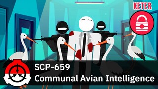 Containment Breach Oleh Burung Kuntul - SCP-659 "Comunal Avian Intelligence"