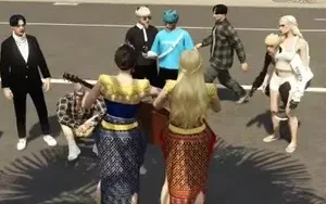 มาร้องเพลงในชุดไทยค่ะ อินวันทองไม่เลิก