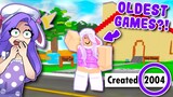 I Found SOME OF ROBLOX'S OLDEST Games And PLAYED THEM! (Roblox)