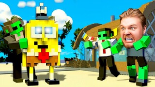 ZOMBIES zerstören BIKINI BOTTOM! (Teardown Mods)