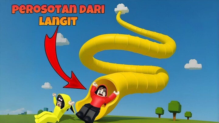 Yuta, Mio Dan Baby Celine Naik Tower Tapi Perosotan Paling Tinggi Didunia  ROBLO