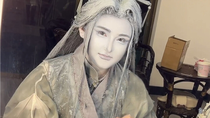 The curling is good, there are people COSing the stone statues | Heaven Official's Blessing COS
