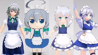 [Sejarah Evolusi Model MMD Oriental] Sakuya Izayoi (2009~2024)