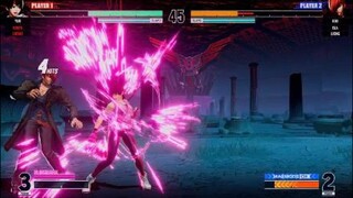 KOF15　拳皇ユリ　画面端１８HITコンボ　カッコイイが威力が低い…