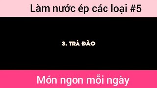 Làm trà đào ngon mát