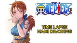 Nami One Piece - Fanart Time Lapse