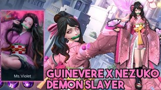 GUINEVERE SKIN SCRIPT NEZUKO | DEMON SLAYER - MOBILE LEGENDS