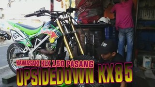 CARA PASANG USD KX85 THAILAND DI KLX 150 | MODIFIKASI KLX #part1